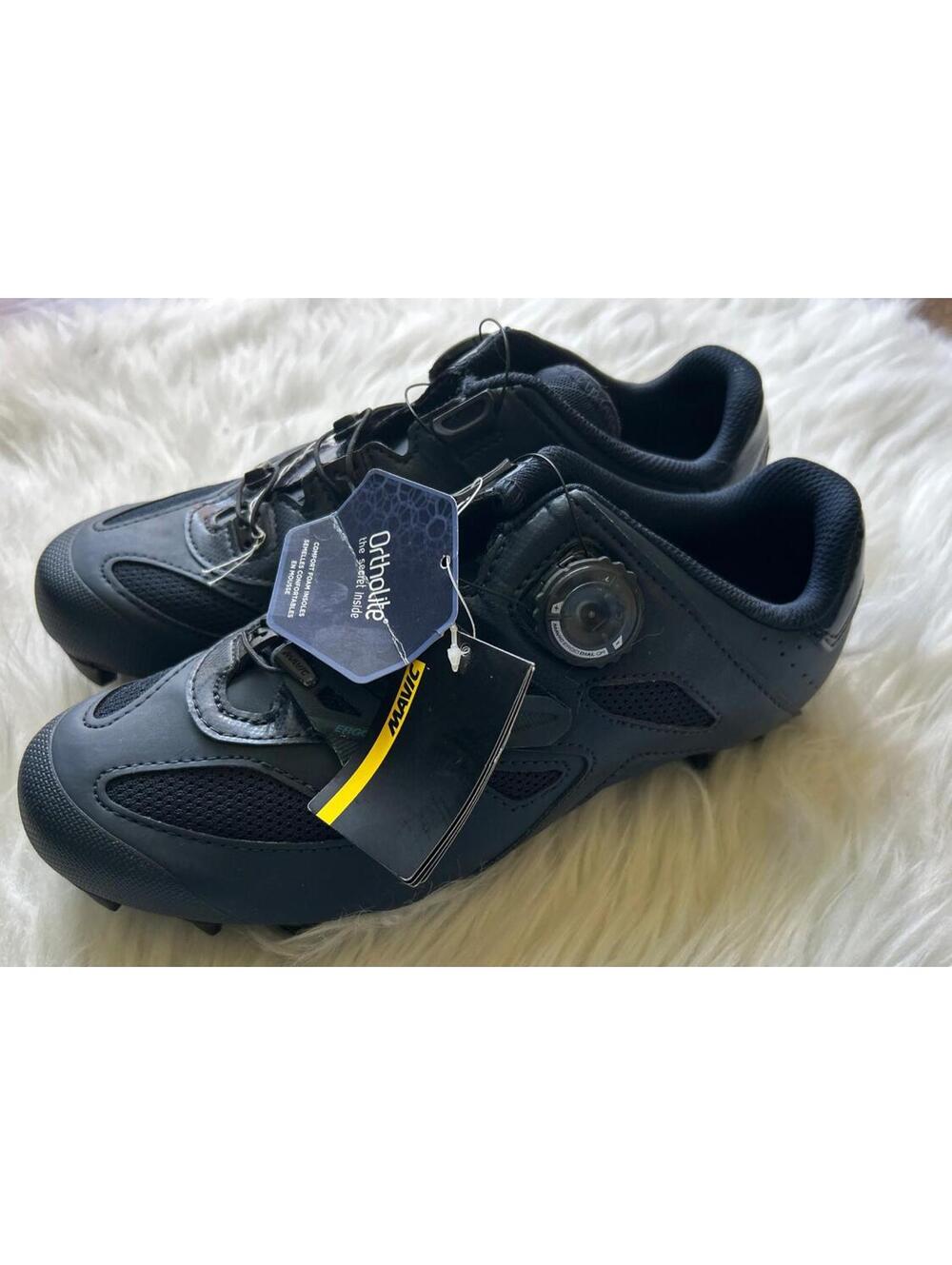 Mavic Crossmax Elite Shoes Mens Sz 7.5 Womens 8.5 Mountain bike Dark Blue NEW!